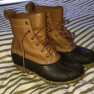 LL Bean duck boots